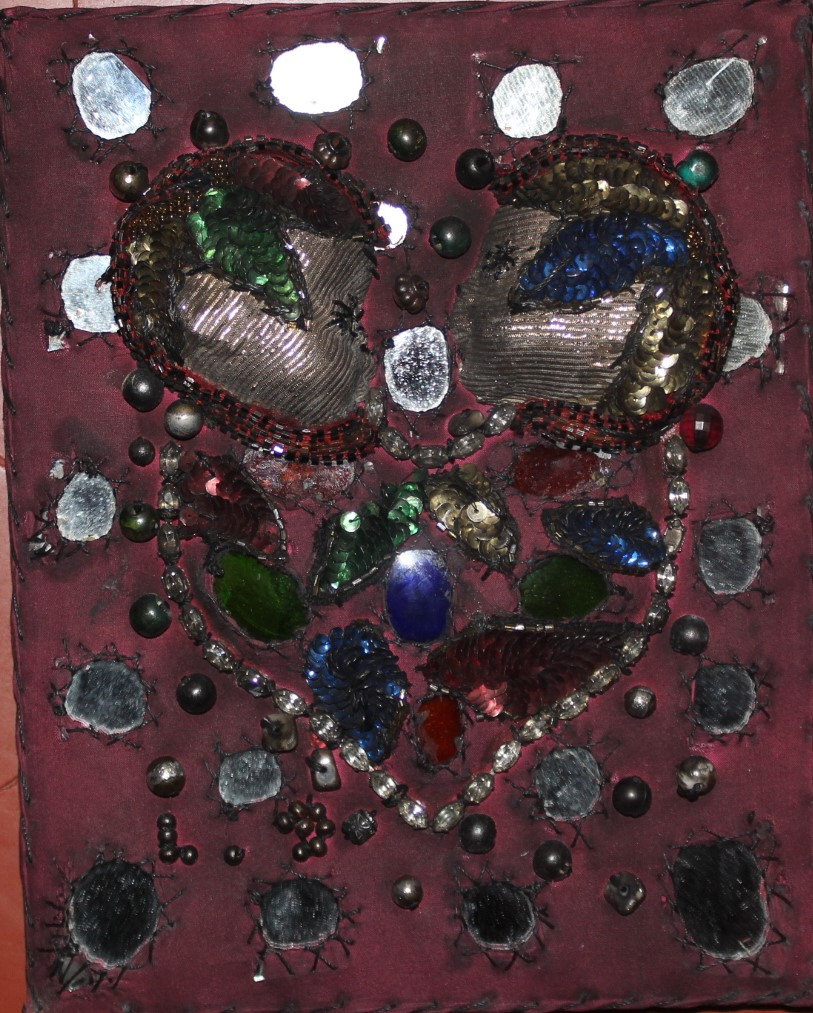 Vaudou Art Lhérisson Oeuvre Murale Décorative Haiti Haitien Poupée Miroir