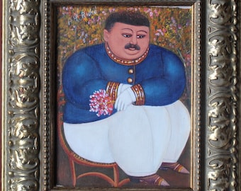 Riché Pierre Louis Haiti Haitian art round man beauty Haitian curves