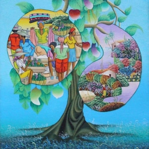 Rousseau Denis Haiti market Haitian women fruit harvests