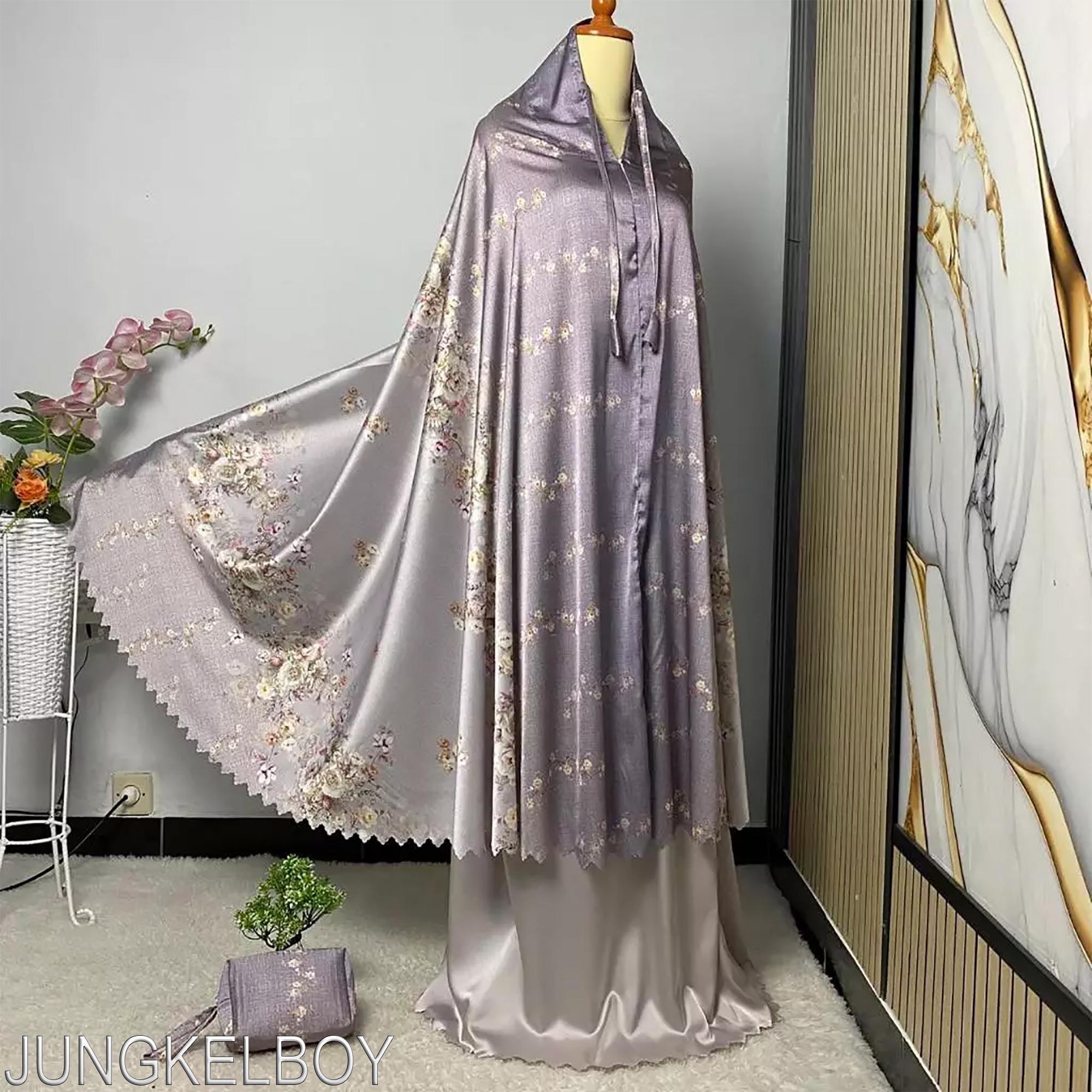 Prayer Robe Jumbo Premium Silk Prayer Robe With Luxurious Lace Motif Sundari ...