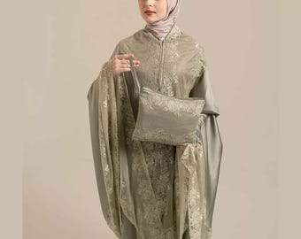 Adult Mukena 2In1 Premium Silk Afsha Hampers B Muslim Prayer Dress, Women Prayer Outfit, Muslim Prayer Clothes, Salah Prayer outfit