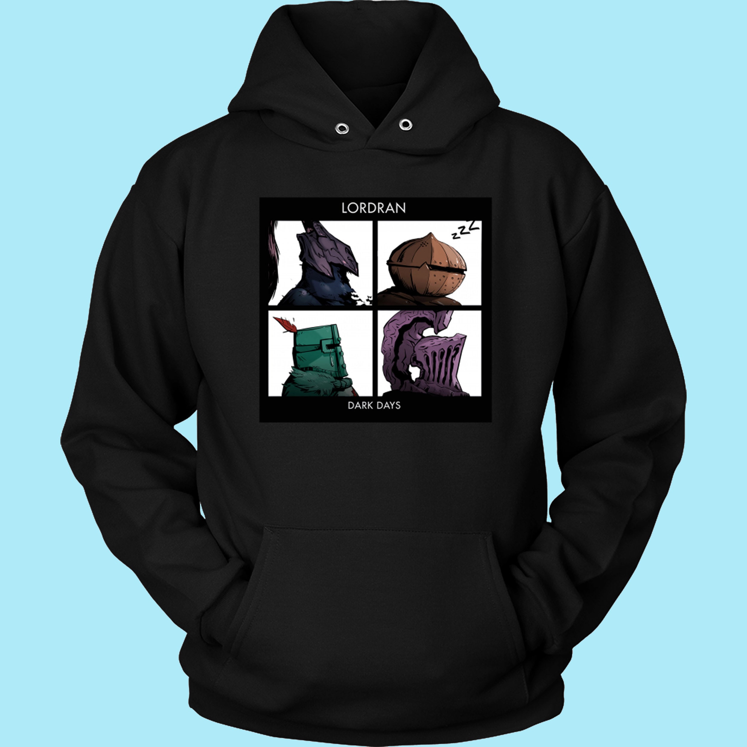 Discover Dark Souls Lordran Gorillaz Unisex Hoodies