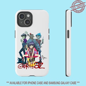 Gorillaz iPhone Case and Samsung Galaxy Case