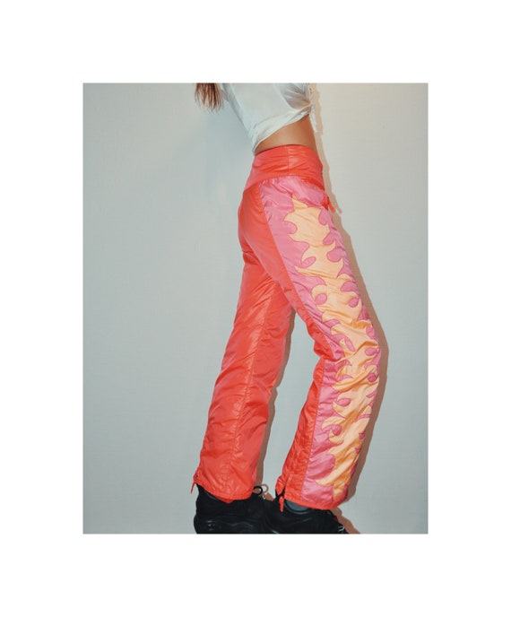 Funky Vintage Snow Pants/Womens Snow Trouser/Ski S