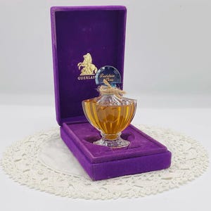 1960s/70s GUERLAIN SHALIMAR Luxury Paris France Parfum Extrait Perfume Fragrance 1/3 ounces Vintage