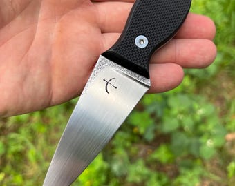 Premium N690 Stainless Steel EDC Pocket Knife – G10 Handle, Kydex Sheath, Everyday Carry Outdoor Tool