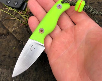 A universal pocket EDC knife for everyday tasks. Made from D2 steel, G10, Kydex
