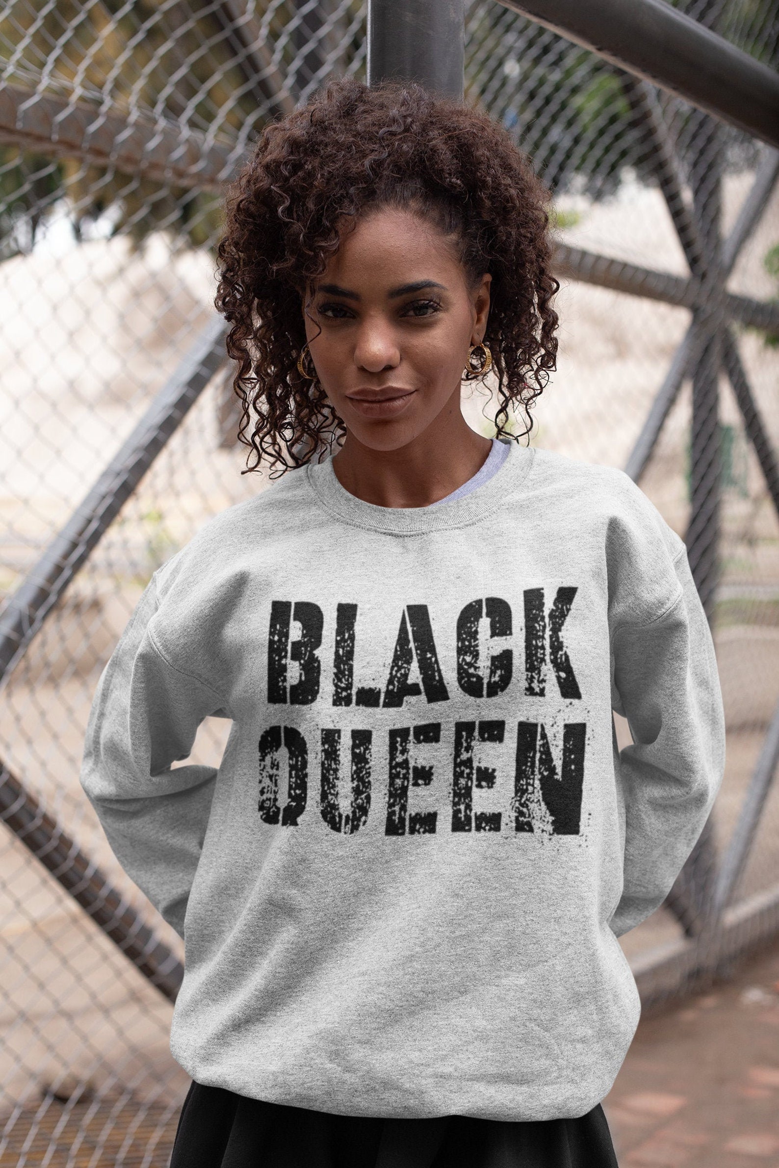 Black Queen Sweatshirt Black Royalty Unisex Heavy Blend Etsy