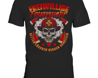 Feuerwehr TShirt, Feuerwehr Papa, Vater Geschenk, Freiwillige Feuerwehr Geschenk, Feuerwehr Shirt, Feuerwehrmann T-Shirt