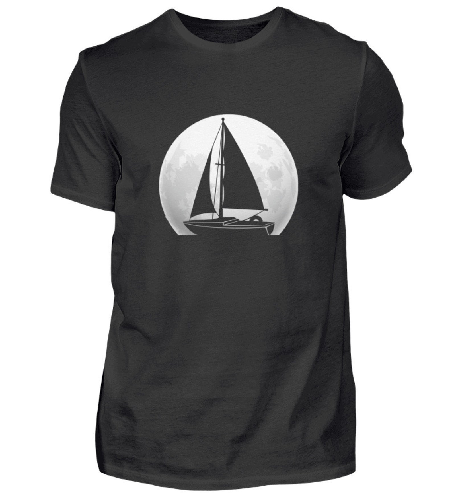 Sailboat Sailor Full Moon Catamaran Moon Tshirt Shirt T-shirt - Etsy