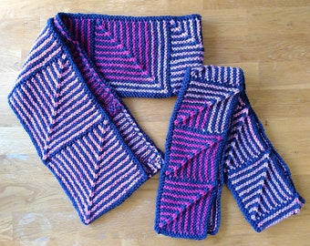 Square Striped Scarf