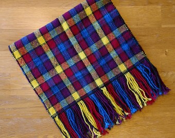 Stained Glass Plaid Scarf