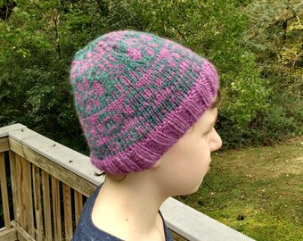 Alpaca Fair Isle Hat