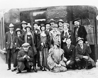 Photograph, "The group of Dadaists in Paris", 1921 / 15 x 20 cm / 5.91 x 7.87 inch.