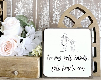 Mom mini sign, neutral, rustic decor, Mother Day gift ideas, mom present