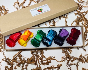 Car Crayon Set: Crayola Vehicle Crayons, Gift Boxed