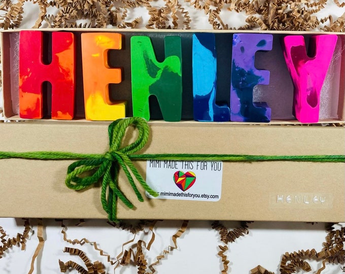 Personalized Name Crayons: Custom CRAYOLA Gift