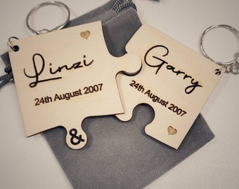 Personalised Jigsaw, My Missing Piece, Valentines,5th Wedding Anniversary, Love Gift Keepsake For Him Her, Jigsaw Personalised, Jigsaw Piece