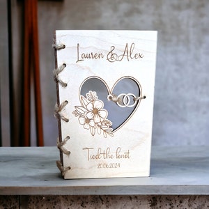 carte de mariage en bois personnalisée, carte d'anniversaire, carte personnalisée, carte souvenir, cadeau, carte en bois