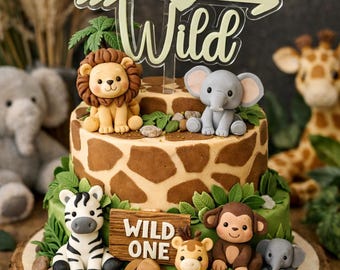 Two Wild Cake Topper: Acrylic Birthday Keepsake, second birthday cake topper. Kids birthday cake topper