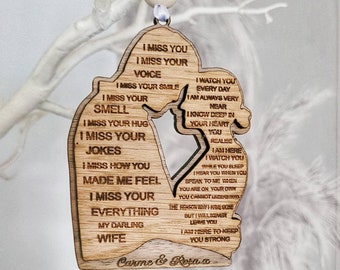 Personalized Wood Ornament - Gift For Grandma - A Piece Of My Heart Le – A Gift Customized