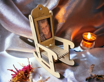 Personalized Photo Memorial Rocking Chair (6x4cm)