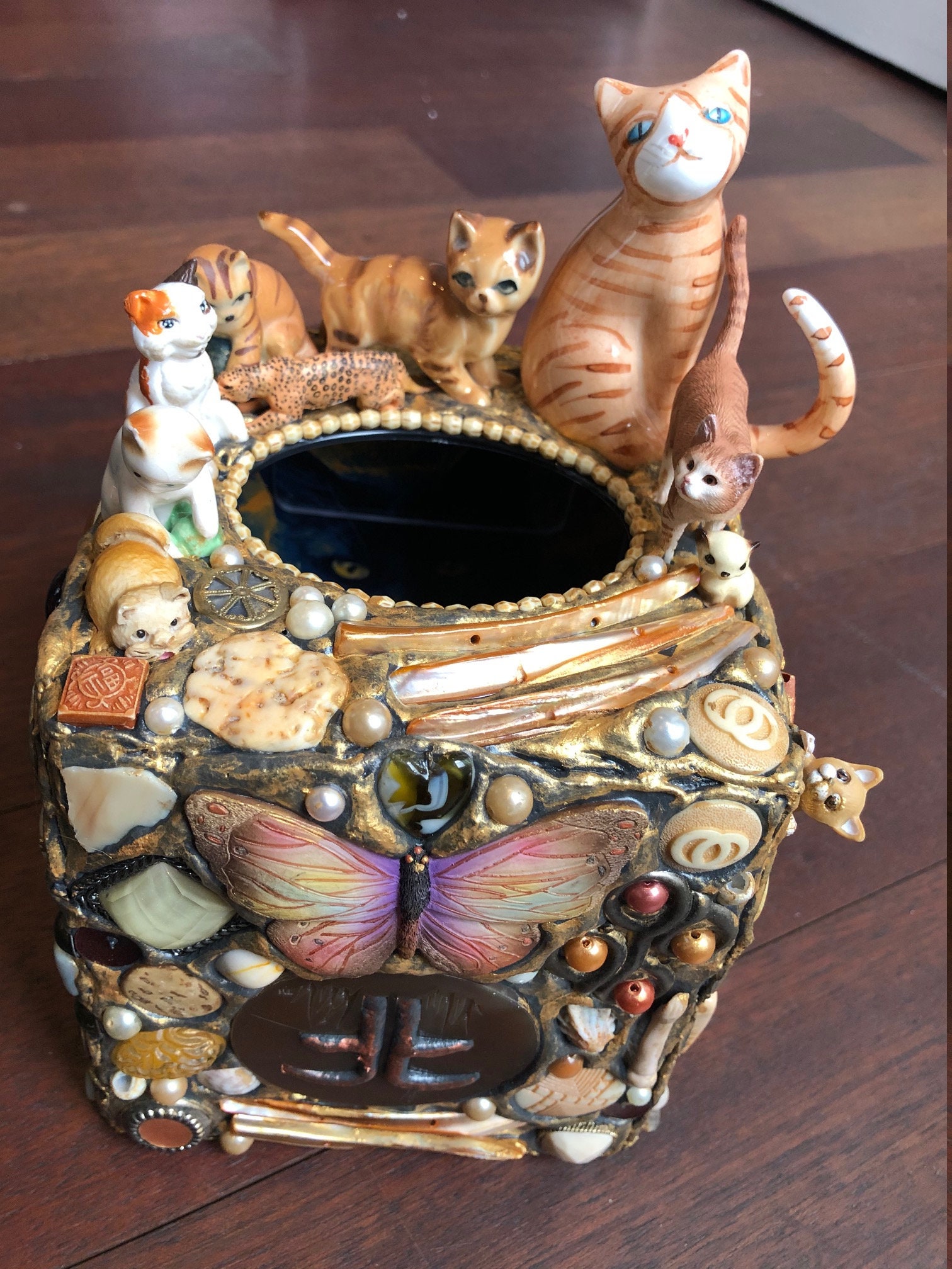 Cat Tissue Holder | Etsy