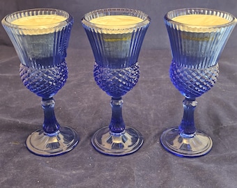 1976 Avon Washington Goblets with Frankincense & Myrrh Candles