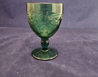 Tiara 8oz Water Goblet in Sandwich Light Green (Chantilly Green)