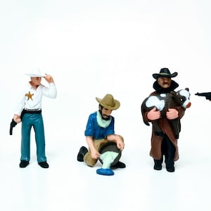 Topper per torta da cowboy Topper per torta occidentale Bomboniere da cowboy Regalo di giocattoli da cowboy per ragazzo Figurine di cowboy in miniatura Decorazioni per feste di compleanno