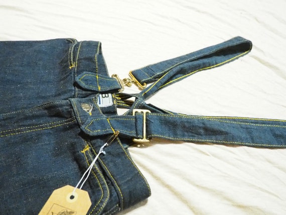 RARE 70s Shades Of Blue S.O.B. Dark Wash Denim Ove
