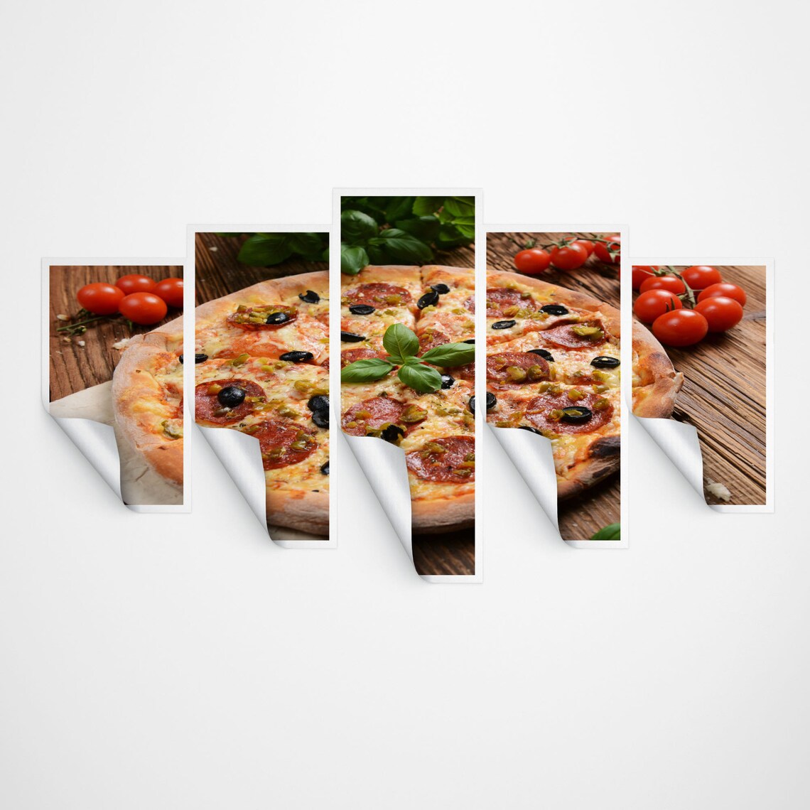 Italian Pizza Pizza Wall Art Italian Kitchen Wall Décor Etsy