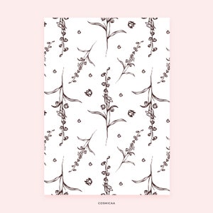Tableau de bord fleur d&#39;anis - Tableaux de bord organisateur, tableau de bord pour organisateur de bagues, hobonichi, tableau de bord TN, tableaux de bord floraux pour passionnés d&#39;organisation