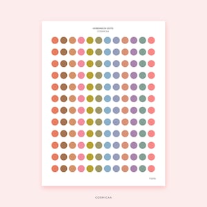 Hobonichi Dots - Planner stickers, functional planning, dots and shapes, journaling, planner dots