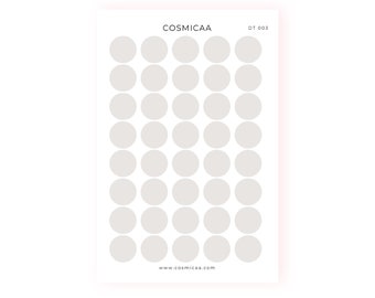 10 mm Planer Dots: Funktionale Matte Sticker