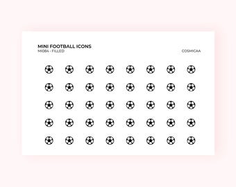 Mini Football/Soccer Planner Stickers: Icon Sheet