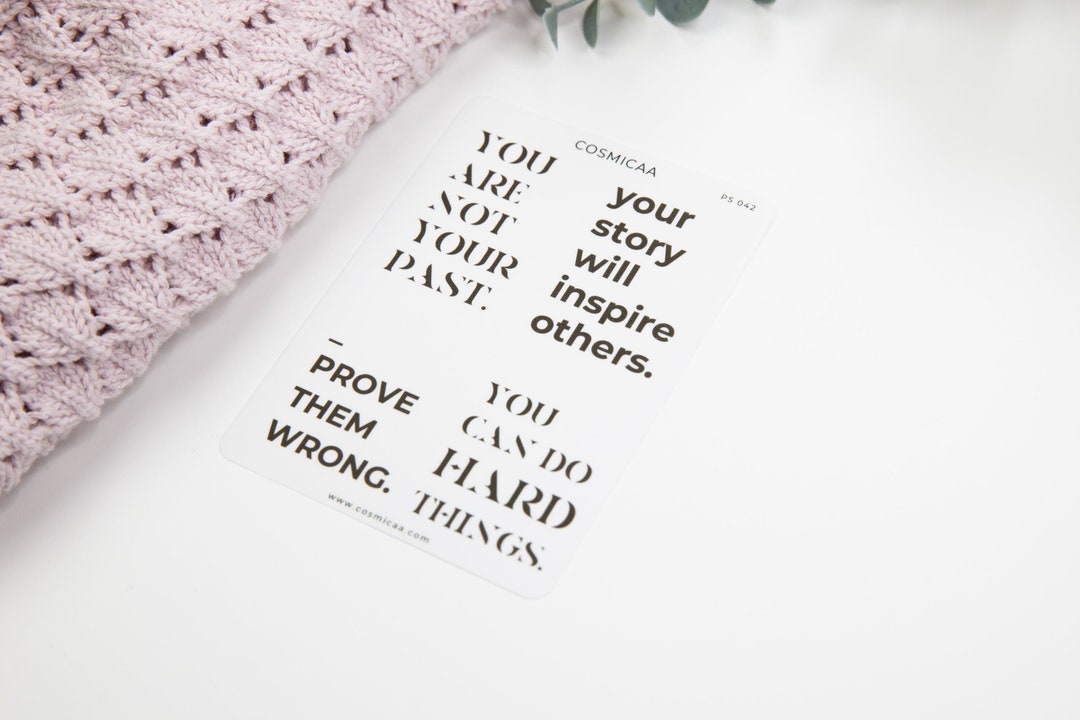 Positive Affirmations - Functional Planner Stickers, Affirmation ...