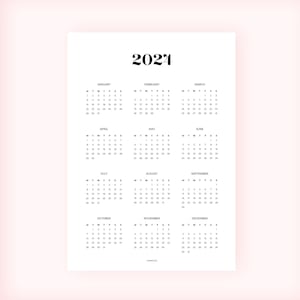 2024 Year At A Glance - Planner Dashboards, year at a glance, calendar page, 2024 yearly page for ring planners, hobonichi, TN dashboard