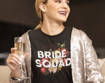 Gothic Bride Squad Shirt: Alternative Bachelorette Party Tee