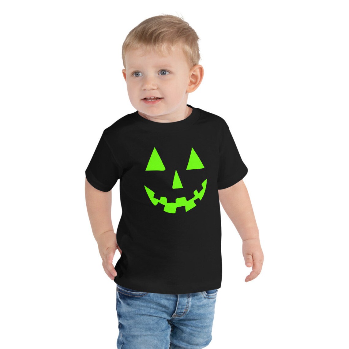 Toddler Halloween Tee Halloween Pumpkin Shirt For Kids Cute Etsy