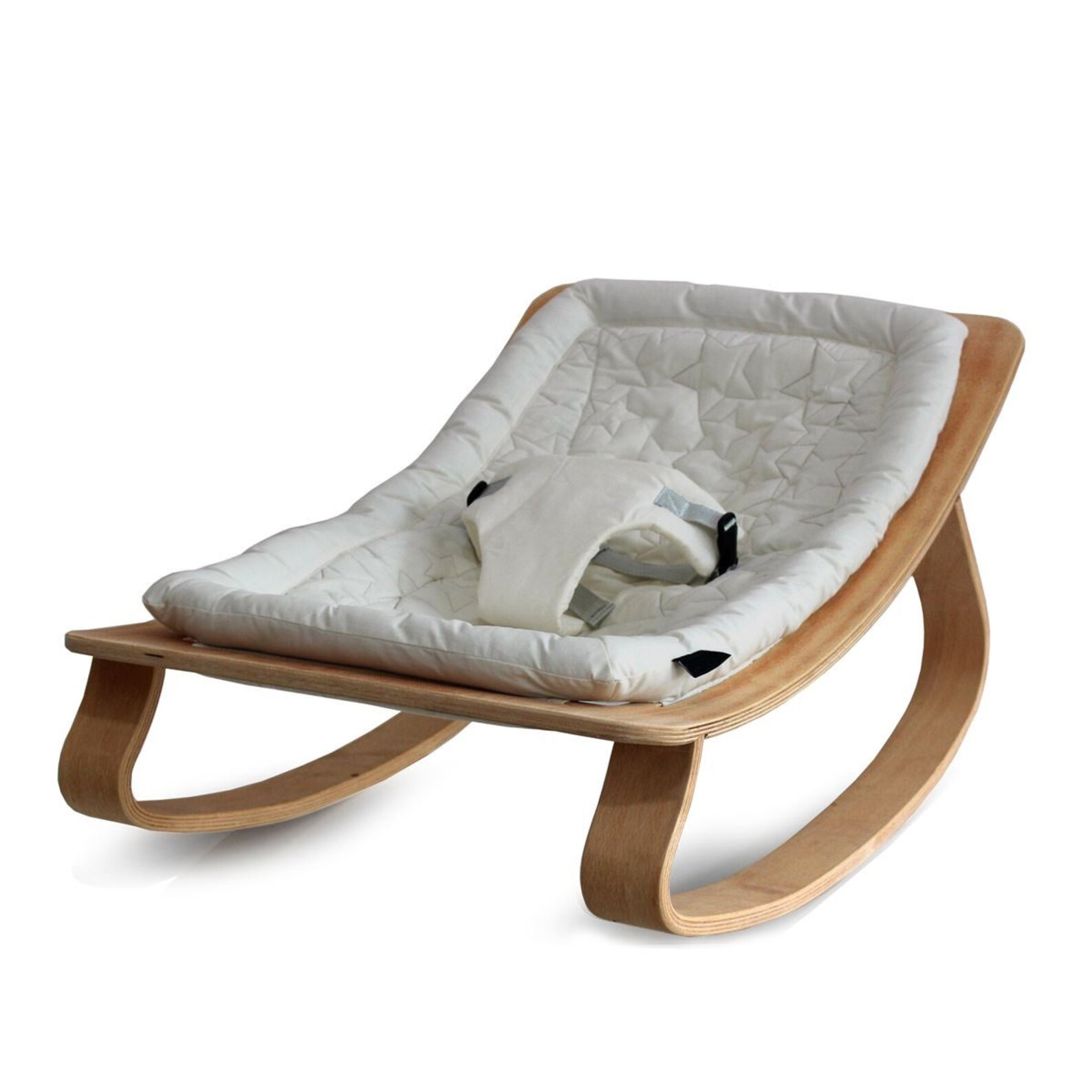 Natural Wood Baby Rocker Rocking Chair Bouncer Swing Chair Etsy