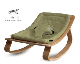 Wooden Baby Rocker Wooden Baby Rocker, Wood Baby Bouncer Chair