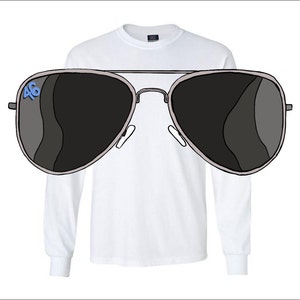 Joe Biden Aviator Sunglasses- 46th President- Print on Clothing Item of Choice