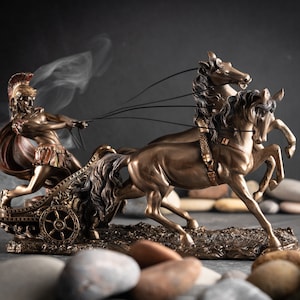 Roman Chariot Custom Made Statue Desk Decor