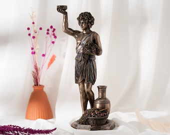 Greek Mythology Dionysus Statue, God of Wine