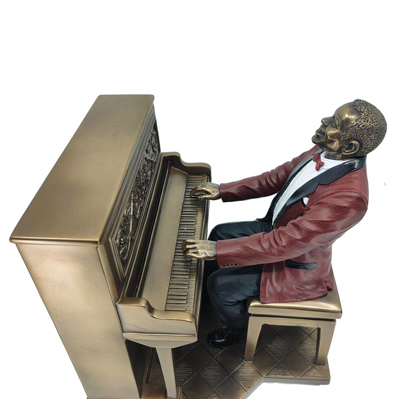 Piano Player Pianist Statue Sculpture Jazz Band Figurine Etsy Singapore