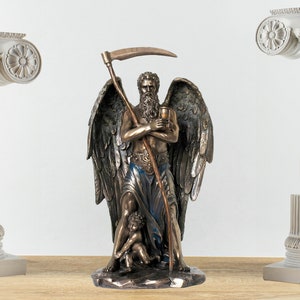 Chronos Greek Mythology God of Time Statue, Altar Sculpture