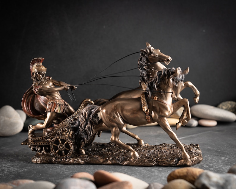 Roman Chariot Custom Made Statue Desk Decor - Etsy