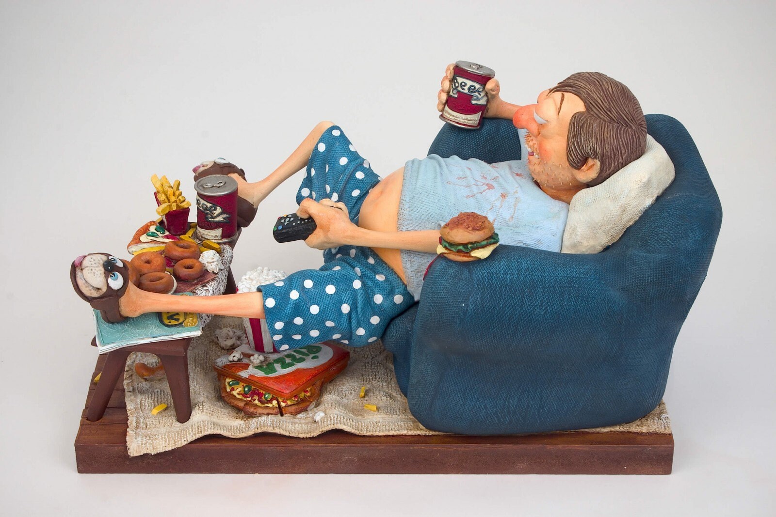 The Couch Potato Figurine, Hand-painted, TV & Movie Lovers\' Art, Unique  Humorous Decor, Perfect Gift, Relaxing Scene, Collectible - Etsy