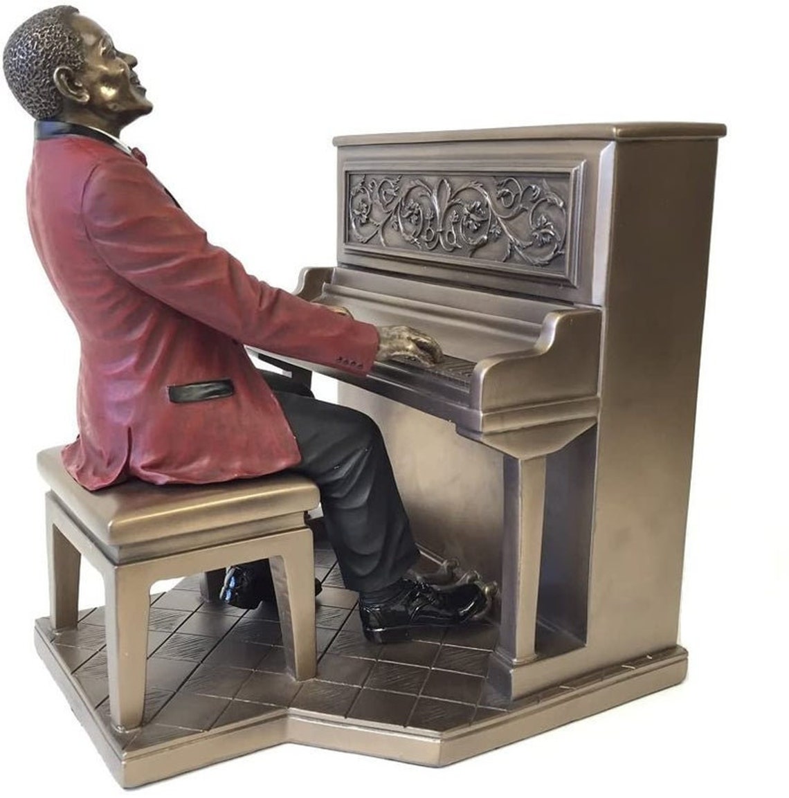 Piano Player Pianist Statue Sculpture Jazz Band Figurine Etsy